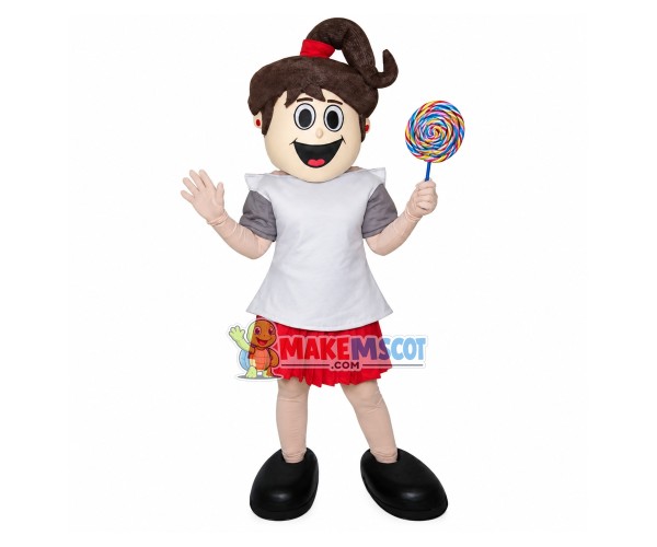 Uniformly Dressed Packing Staff Mascot Costume Uniformly Dressed Packing Staff Mascot Costume
