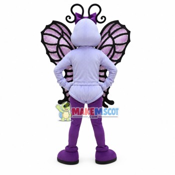 Exquisite The Sexy Violet Butterfly Mascot Costume