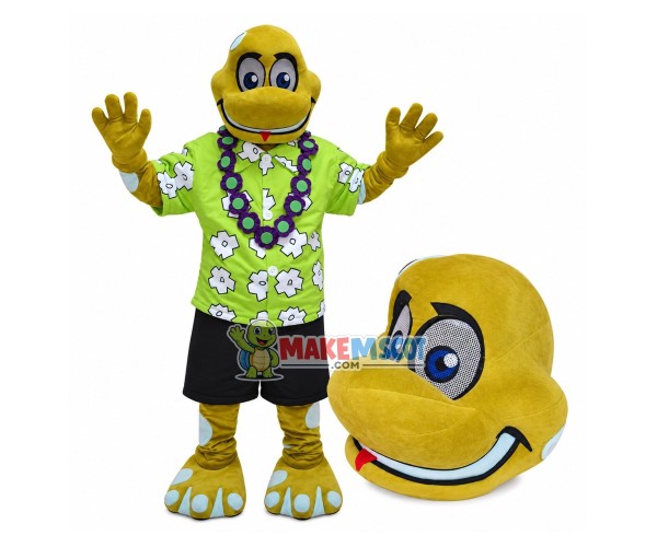Auto Mechanic Python With Chain Mascot Costume Auto Mechanic Python With Chain Mascot Costume