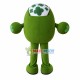 Cartoon Boxer With Four Leaf Clover Print Mascot Costume Cartoon Boxer With Four Leaf Clover Print Mascot Costume