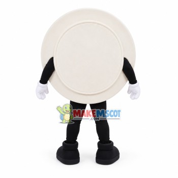 Plate of Low-calorie Diet Meal Mascot Costume