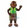 Outdoor Squirrel Wearing Camouflage Pants Mascot Costume