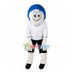 Blue Haired Defender Doll Mascot Costume Blue Haired Defender Doll Mascot Costume