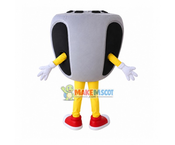 Cartoon Player for Hearing Test Mascot Costume Cartoon Player for Hearing Test Mascot Costume