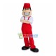 Restaurant Employee of Rest Stop Mascot Costume Restaurant Employee of Rest Stop Mascot Costume