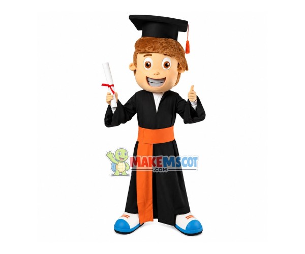 The Handsome Doctor Graduate Mascot Costume The Handsome Doctor Graduate Mascot Costume