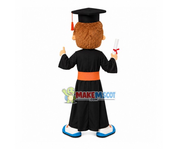 The Handsome Doctor Graduate Mascot Costume The Handsome Doctor Graduate Mascot Costume