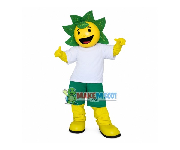 Leaves Hair Doll of Natural Water Flow Mascot Costume Leaves Hair Doll of Natural Water Flow Mascot Costume
