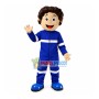 Guild Boy With Curly Hair Mascot Costume