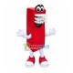 Soft Red Toothbrush Cartoon Mascot Costume Soft Red Toothbrush Cartoon Mascot Costume