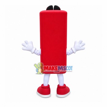 Soft Red Toothbrush Cartoon Mascot Costume Soft Red Toothbrush Cartoon Mascot Costume