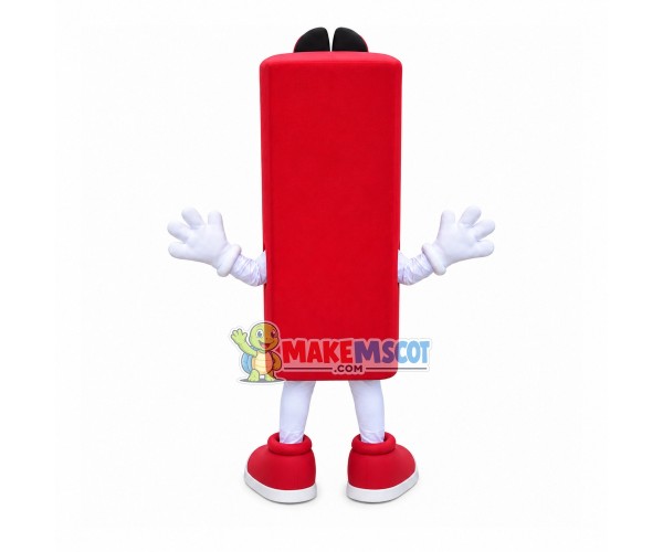 Soft Red Toothbrush Cartoon Mascot Costume Soft Red Toothbrush Cartoon Mascot Costume
