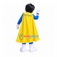 Superhero In Blue Blindfold Mascot Costume Superhero In Blue Blindfold Mascot Costume