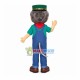 Elder Bearded Man In Uniform Mascot Costume Elder Bearded Man In Uniform Mascot Costume