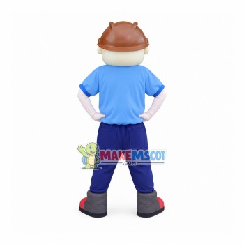Investigator Wearing Searchlight Mascot Costume Investigator Wearing Searchlight Mascot Costume