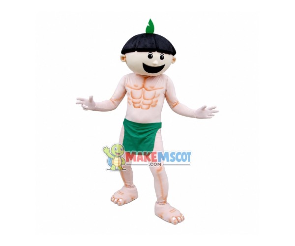 The Bare Muscular Geek Mascot Costume The Bare Muscular Geek Mascot Costume