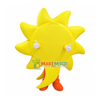 Sun Shaped Inspirational Sign Mascot Costume Sun Shaped Inspirational Sign Mascot Costume