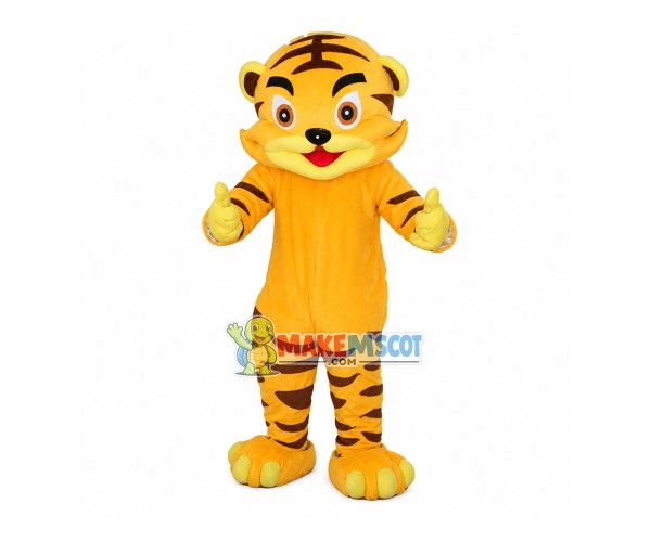 Adult Soft Cartoon Little Tiger Mascot Costume Adult Soft Cartoon Little Tiger Mascot Costume