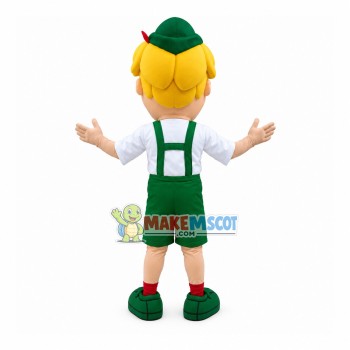 The Foreign Child Model Boy Mascot Costume
