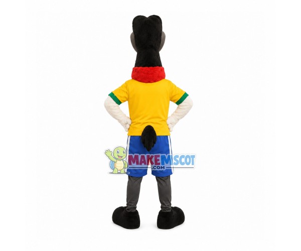 The Basketball Player Black Cormorant Mascot Costume The Basketball Player Black Cormorant Mascot Costume