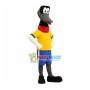 The Basketball Player Black Cormorant Mascot Costume