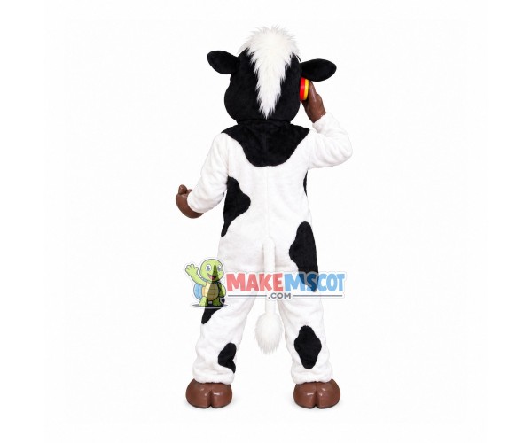 Farm Horse With Headphones Mascot Costume Farm Horse With Headphones Mascot Costume