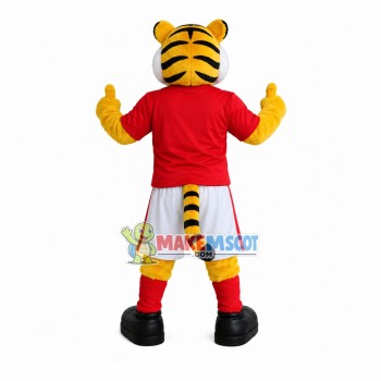 Football Club Member The Muscular Tiger Mascot Costume Football Club Member The Muscular Tiger Mascot Costume