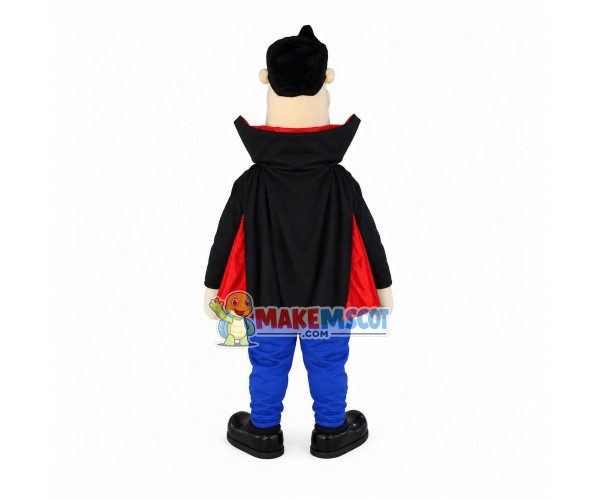 Evil The Big Belly Count Dracula Mascot Costume Evil The Big Belly Count Dracula Mascot Costume