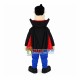 Evil The Big Belly Count Dracula Mascot Costume Evil The Big Belly Count Dracula Mascot Costume