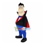 Evil The Big Belly Count Dracula Mascot Costume