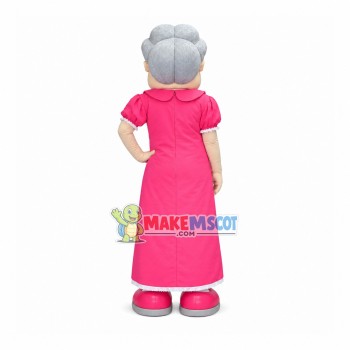 Elderly Couple Wearing Formal Suit Mascot Costume Elderly Couple Wearing Formal Suit Mascot Costume