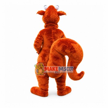 Brown Mole With Big Plush Tail Mascot Costume