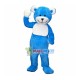 Almond Milk Blue Bear Mascot Costume Almond Milk Blue Bear Mascot Costume
