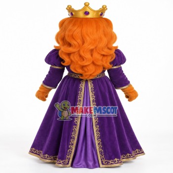 The Dark Skinned Version of Princess Sophia Mascot Costume The Dark Skinned Version of Princess Sophia Mascot Costume