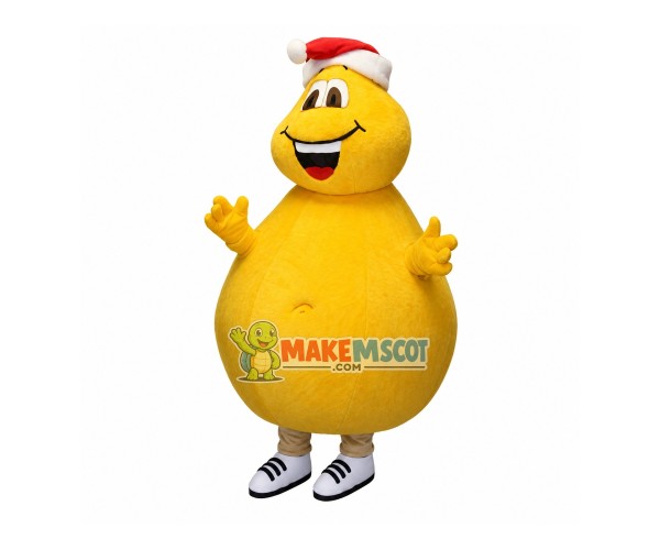 Christmas The Yellow Big Belly Ant Mascot Costume Christmas The Yellow Big Belly Ant Mascot Costume