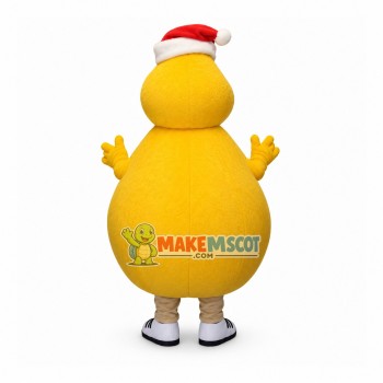 Christmas The Yellow Big Belly Ant Mascot Costume Christmas The Yellow Big Belly Ant Mascot Costume