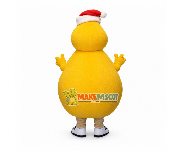 Christmas The Yellow Big Belly Ant Mascot Costume Christmas The Yellow Big Belly Ant Mascot Costume