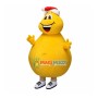 Christmas The Yellow Big Belly Ant Mascot Costume