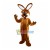 Adult Brown Easter Bunny Mascot Costume