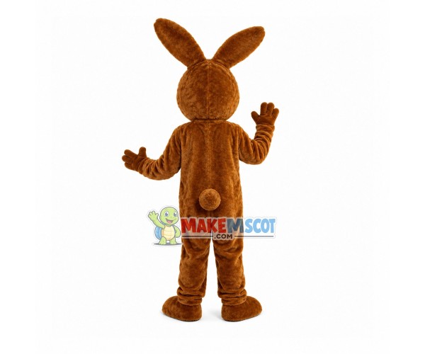 Adult Brown Easter Bunny Mascot Costume Adult Brown Easter Bunny Mascot Costume