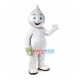 Adult Cartoon Soft White Raindrop Mascot Costume Adult Cartoon Soft White Raindrop Mascot Costume
