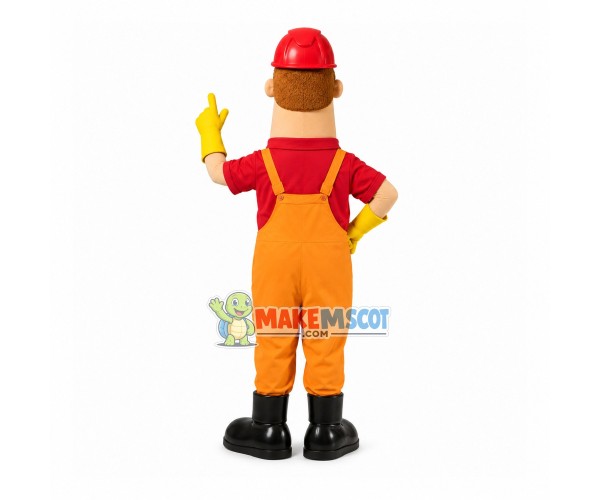 The Car Engine Repairer Mascot Costume