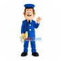 Conscientious Postman Carrying Letter Bag Mascot Costume