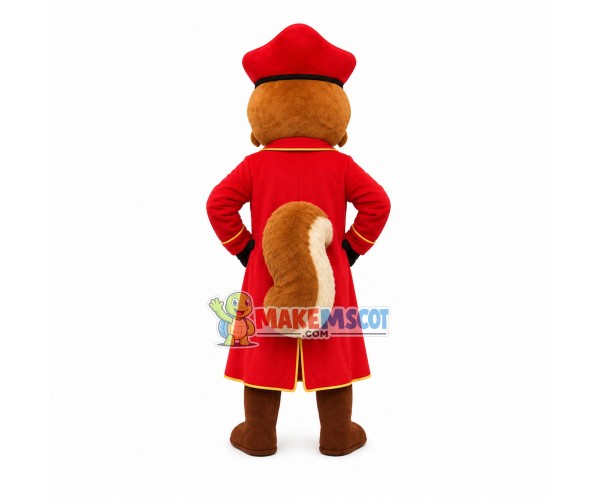 One-eyed Pirate Squirrel Mascot Costume One-eyed Pirate Squirrel Mascot Costume