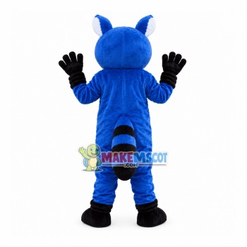 Blue Raccoon Mascot Costume For Event