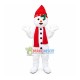 Christmas Party Buttons Snowman Mascot Costume Christmas Party Buttons Snowman Mascot Costume