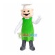 Fat Chef With Smiley Face Mascot Costume
