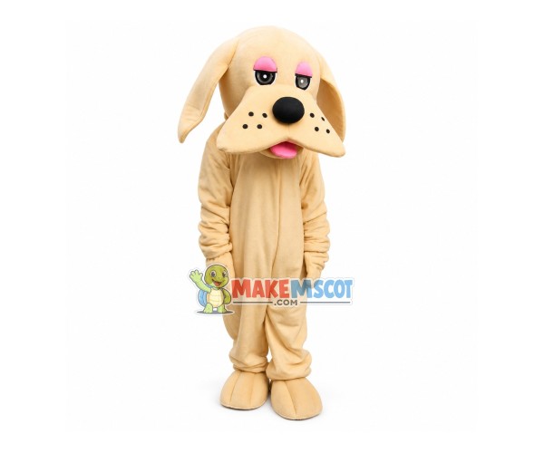 Dejected The House Dog Mascot Costume Dejected The House Dog Mascot Costume