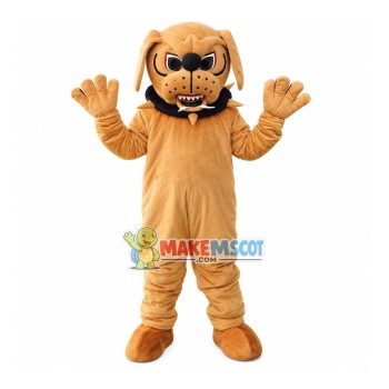 Domestic Dog With Fierce Look Mascot Costume