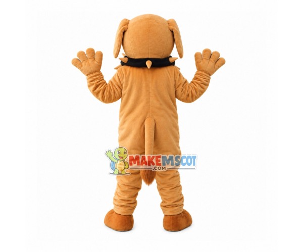 Domestic Dog With Fierce Look Mascot Costume Domestic Dog With Fierce Look Mascot Costume